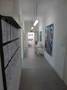 Ausstellungsrundgang in den Ateliers der wfk